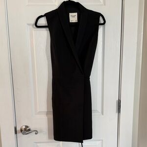 Abercrombie & Fitch Black Wrap Dress